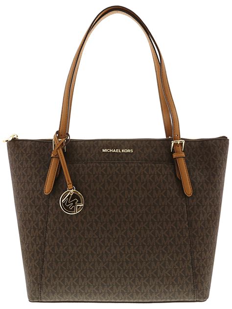 michael kors ciara signature brown beige tasche